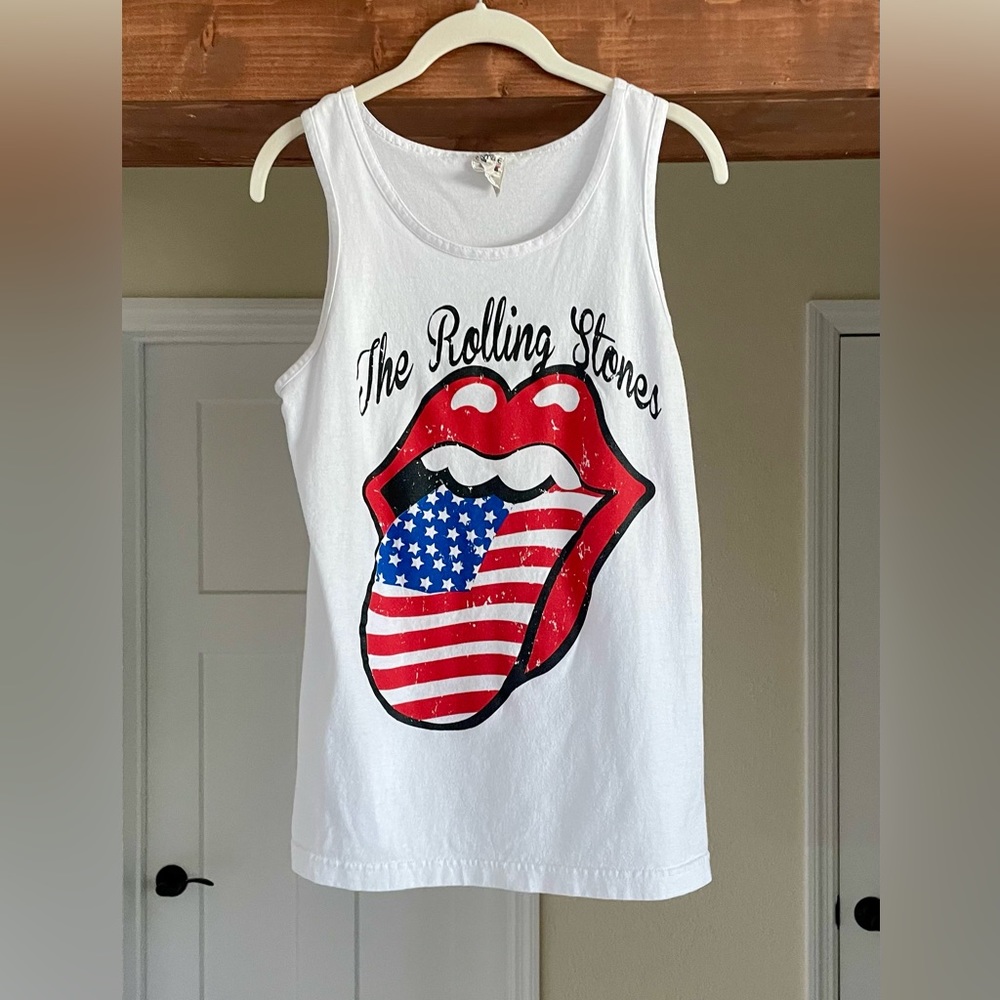 S Men or L Women  Rolling Stones Unisex Tank Top Size